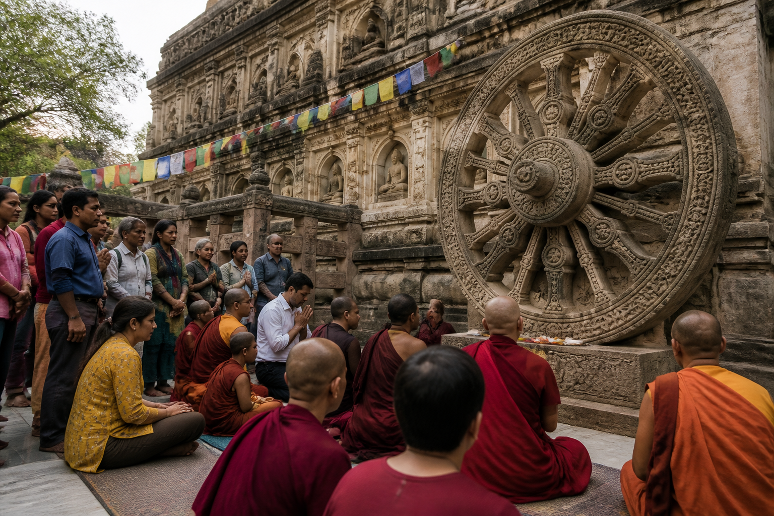 Roue du dharma : signification, origine et enseignements bouddhistes