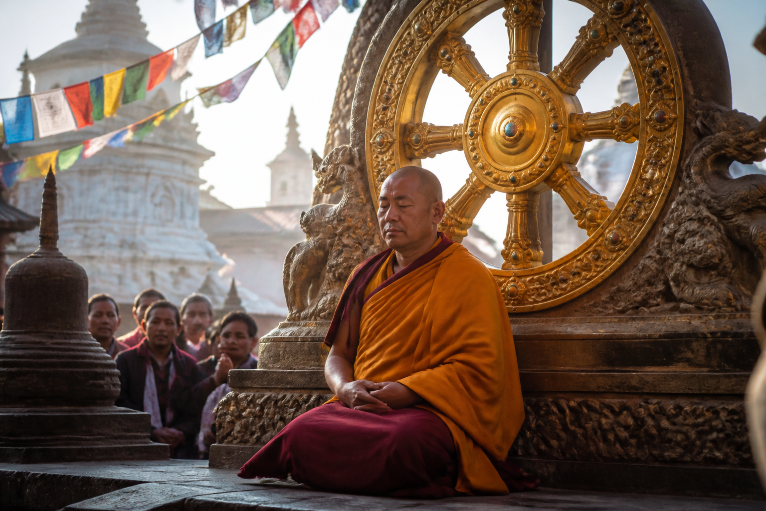 Roue du dharma : signification, origine et enseignements bouddhistes
