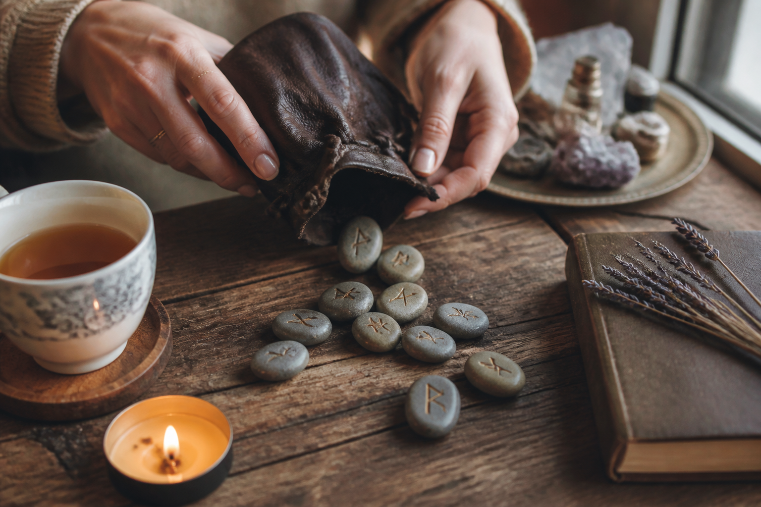 Runes divinatoires : signification des symboles et méthode de tirage
